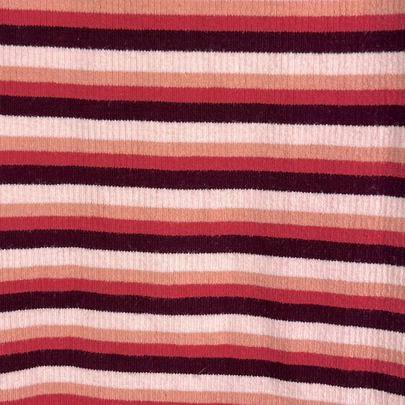 EXPRESS Stretchy Pull On Striped Mini Skirt-Small - Picture 3 of 3